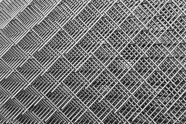 Gitterstruktur aus Aluminium